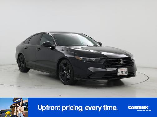 Black 2024 Honda Accord Hybrid Sport-L