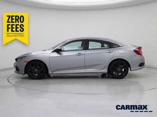 Silver 2019 Honda Civic Sport