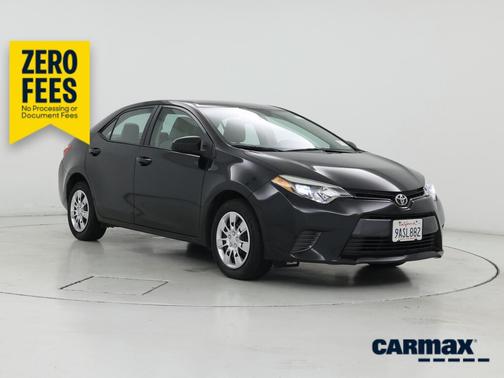 Black 2015 Toyota Corolla LE