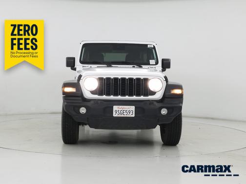 White 2025 Jeep Wrangler Sport S
