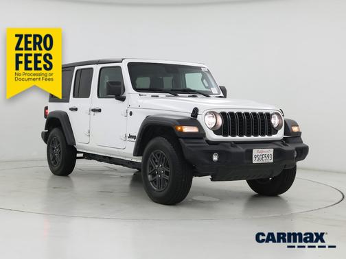 White 2025 Jeep Wrangler Sport S