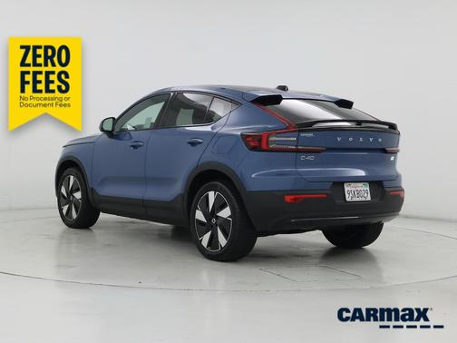 Blue 2024 Volvo C40 Recharge Pure Electric Core
