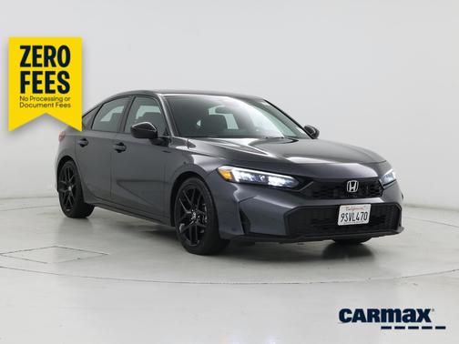 Gray 2025 Honda Civic Sport