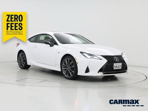 White 2021 Lexus RC 350 F-Sport