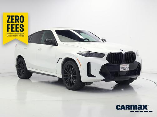 White 2025 BMW X6 xDrive40i