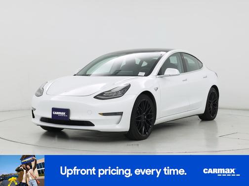 White 2019 Tesla Model 3 Long Range
