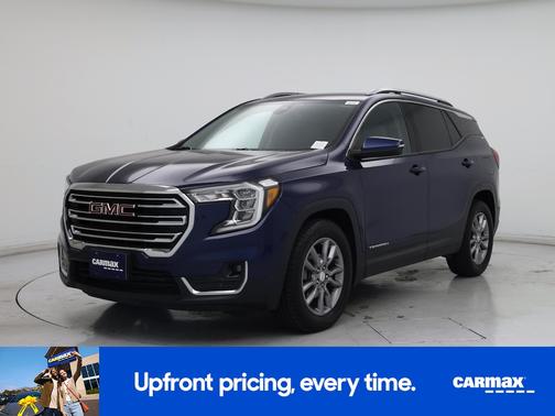 Blue 2022 GMC Terrain SLT