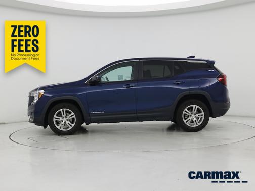 Blue 2023 GMC Terrain SLE