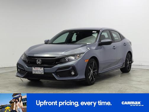 Blue 2021 Honda Civic Sport