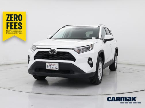White 2019 Toyota RAV4 XLE