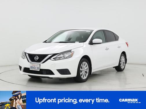 White 2019 Nissan Sentra SV