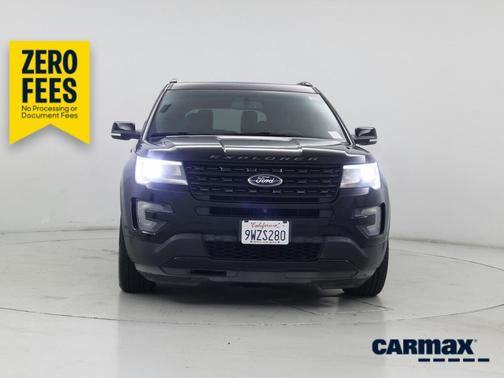 Black 2016 Ford Explorer Sport