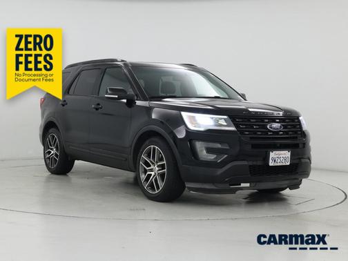 Black 2016 Ford Explorer Sport