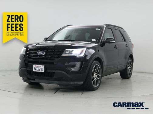 Black 2016 Ford Explorer Sport