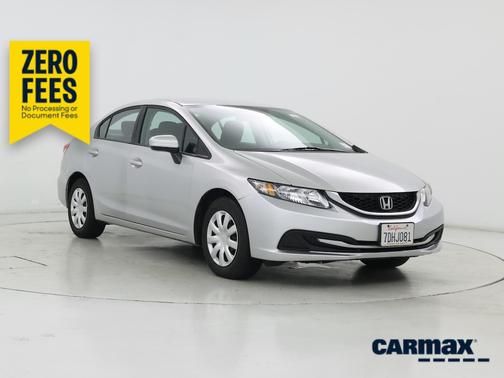 Silver 2014 Honda Civic LX