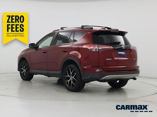Red 2018 Toyota RAV4 SE