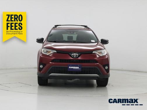 Red 2018 Toyota RAV4 SE