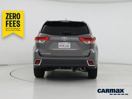 Gray 2019 Toyota Highlander Limited
