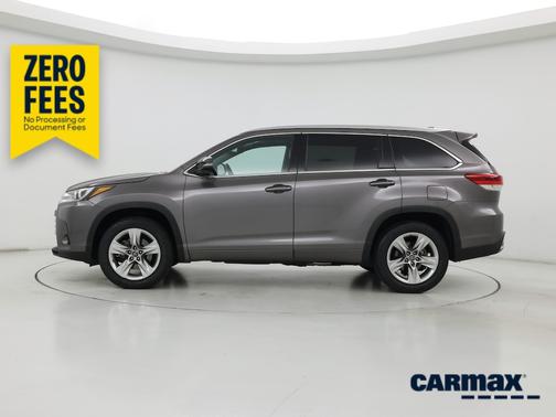 Gray 2019 Toyota Highlander Limited