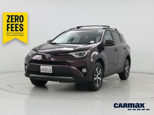 Purple 2018 Toyota RAV4 XLE