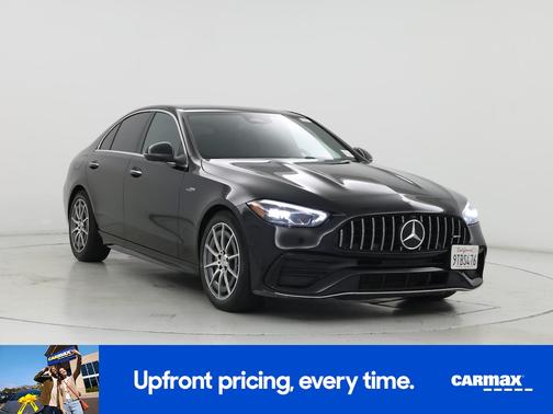 Black 2025 Mercedes-Benz AMG C 43