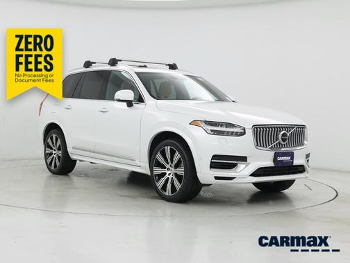 White 2021 Volvo XC90 Recharge Plug-In Hybrid T8 Inscription
