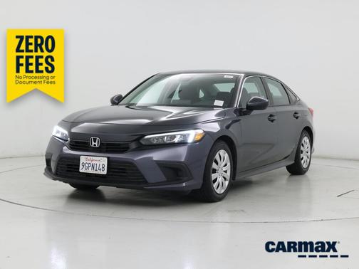 Blue 2023 Honda Civic LX