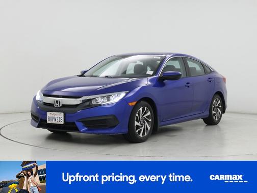 Blue 2018 Honda Civic EX