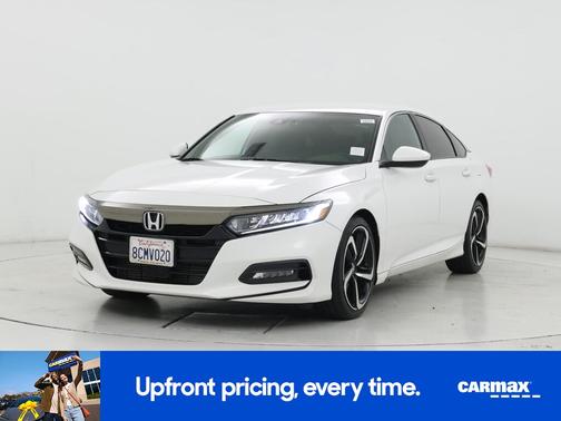 White 2018 Honda Accord Sport