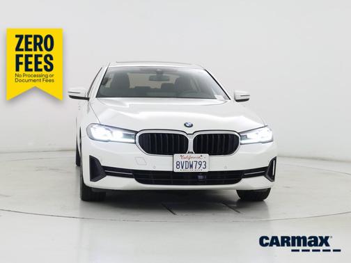 White 2021 BMW 530e