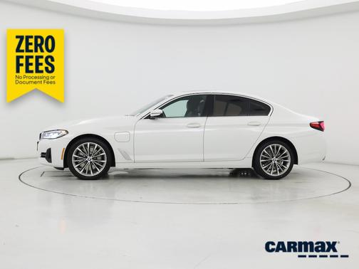 White 2021 BMW 530e