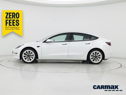 White 2021 Tesla Model 3 Long Range
