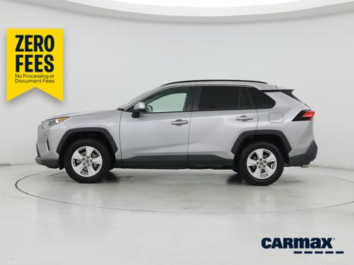 Silver 2019 Toyota RAV4 Hybrid XLE