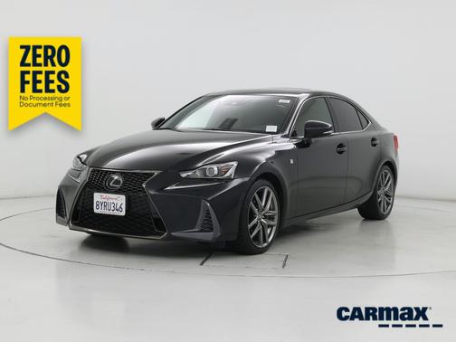 Black 2018 Lexus IS 300 F-Sport
