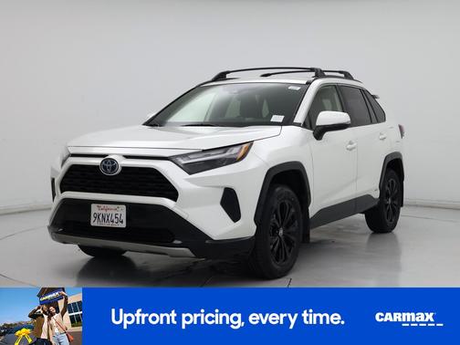 White 2022 Toyota RAV4 Hybrid SE