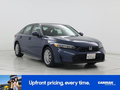 Blue 2025 Honda Civic LX