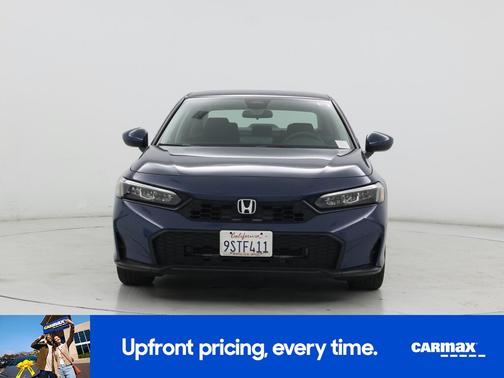 Blue 2025 Honda Civic LX