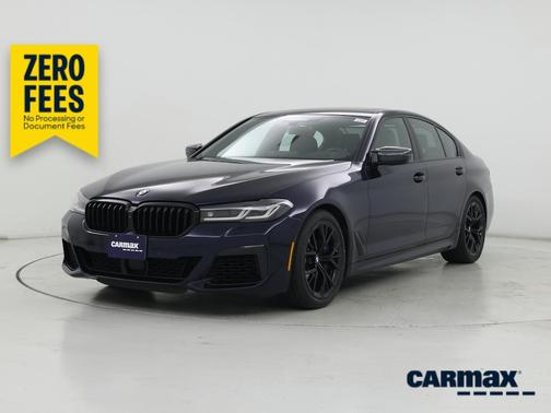 Blue 2021 BMW M550 I xDrive