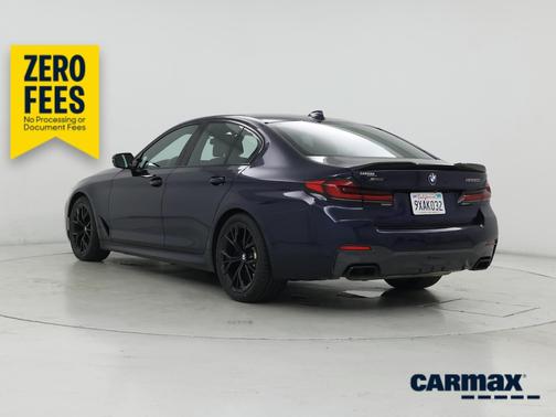 Blue 2021 BMW M550 I xDrive