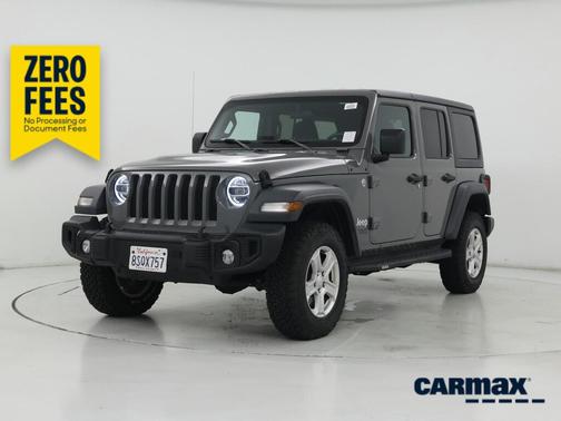 Gray 2020 Jeep Wrangler Unlimited Sport