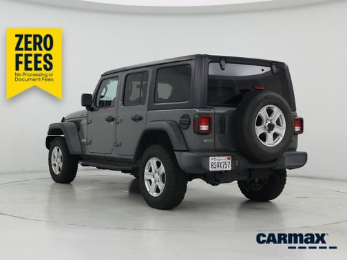 Gray 2020 Jeep Wrangler Unlimited Sport