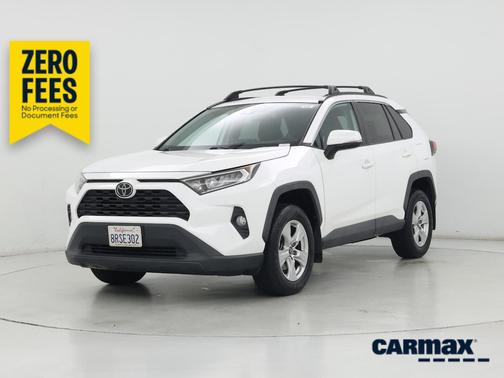 White 2020 Toyota RAV4 XLE