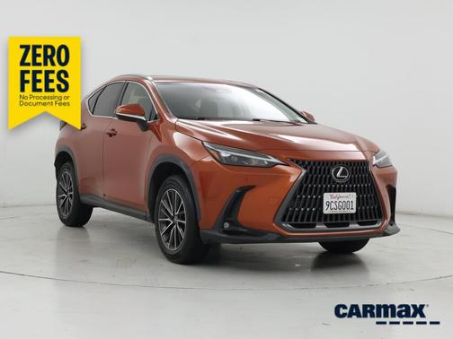 Orange 2022 Lexus NX 250 Premium