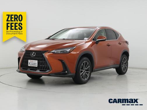 Orange 2022 Lexus NX 250 Premium