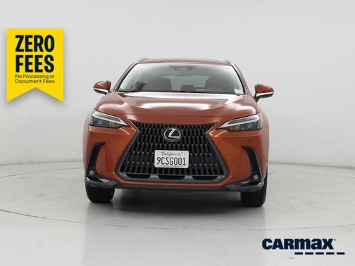 Orange 2022 Lexus NX 250 Premium