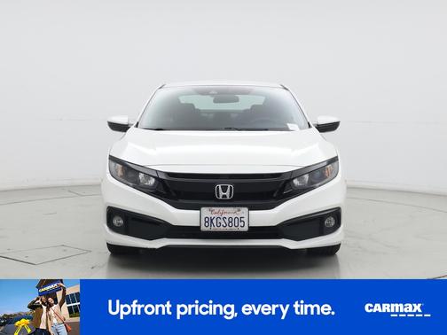 White 2019 Honda Civic Sport