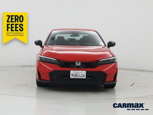 Red 2025 Honda Civic Sport