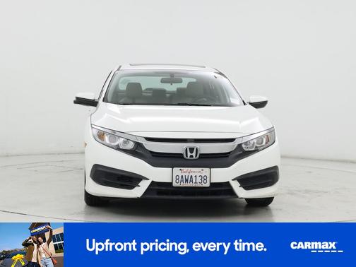 White 2017 Honda Civic EX