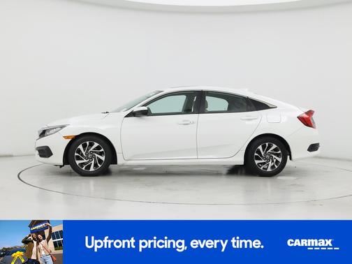 White 2017 Honda Civic EX