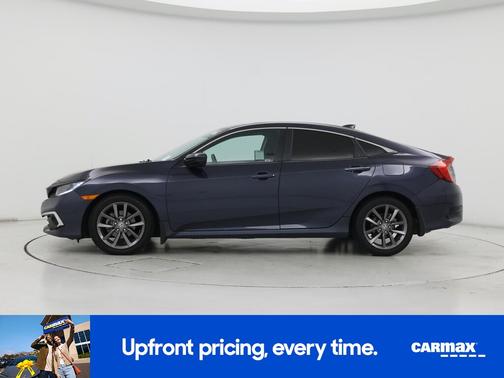 White 2017 Honda Civic EX